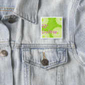 Badge Carré 5 Cm KIP Crabtree (En situation)