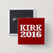 Badge Carré 5 Cm Kirk - marquez Kirk 2016 (Devant & derrière)