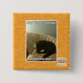 Badge Carré 5 Cm Kitty Wings (Devant)