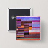 Badge Carré 5 Cm Klee - Soirée du feu (Devant & derrière)