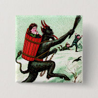 Krampus pourchasser les mauvais enfants Neige hive