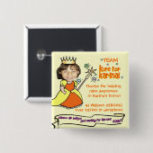 Badge Carré 5 Cm Kure pour le bouton de Karina (Devant & derrière)