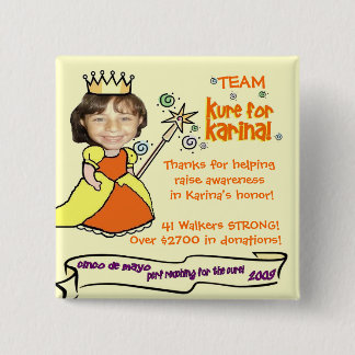 Badge Carré 5 Cm Kure pour le bouton de Karina