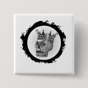 Badge Carré 5 Cm l.i.t. bouton carré de hamlet/R&G