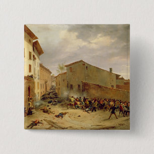 Badge Carré 5 Cm La bataille