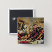 Badge Carré 5 Cm La bataille d'Aboukir, le 25 juillet 1799 (Devant & derrière)