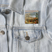 Badge Carré 5 Cm La bataille d'Aboukir, le 25 juillet 1799 (En situation)