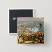 Badge Carré 5 Cm La bataille d'Aboukir, le 25 juillet 1799 (Devant & derrière)