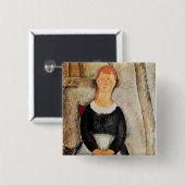 Badge Carré 5 Cm La belle épicier (Devant & derrière)