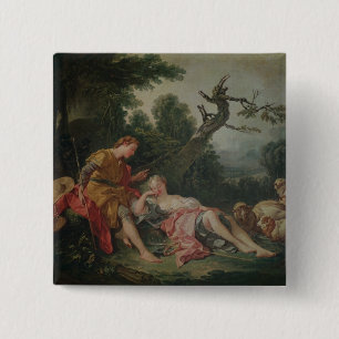 Badge Carré 5 Cm La bergère de sommeil