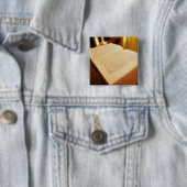 Badge Carré 5 Cm La bible (En situation)