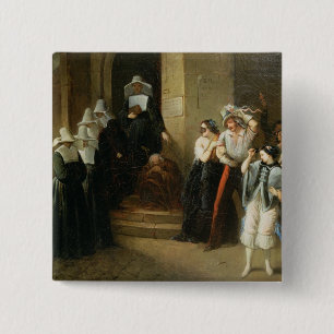 Badge Carré 5 Cm La boule masquée, c.1870