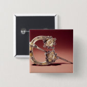 Badge Carré 5 Cm La broche de Kilmainham, de Kilmainham (Devant & derrière)