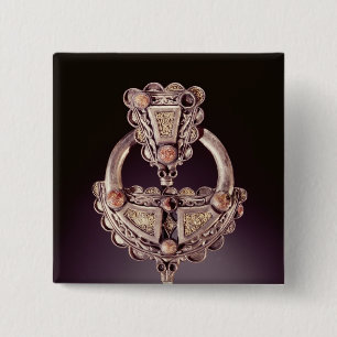 Badge Carré 5 Cm La broche de Roscrea, de Roscrea