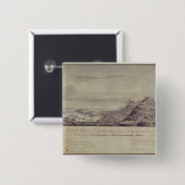 Badge Carré 5 Cm La capture française Grenada, 1779 (Devant & derrière)