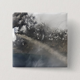 Badge Carré 5 Cm La cendre et la vapeur continuent de se soulever