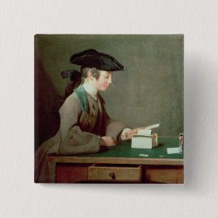 Badge Carré 5 Cm La Chambre des cartes, c.1736-37
