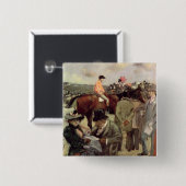 Badge Carré 5 Cm La Cheval-Course, c.1890 (Devant & derrière)