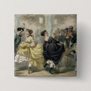 Badge Carré 5 Cm La Closerie de Lilas