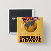 Badge Carré 5 Cm La compagnie aérienne de l'Empire (Devant & derrière)