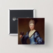 Badge Carré 5 Cm La Comtesse de Bersac (Devant & derrière)