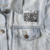 Badge Carré 5 Cm La congestion à Paris (En situation)