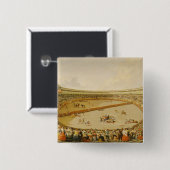 Badge Carré 5 Cm La corrida (Devant & derrière)