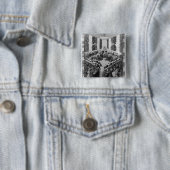 Badge Carré 5 Cm La Cour de Justice (En situation)