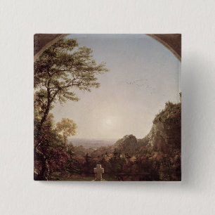 Badge Carré 5 Cm La croix solitaire, 1845