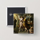 Badge Carré 5 Cm La cuisine des anges, 1646 (Devant & derrière)