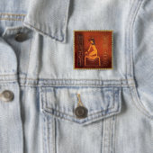 Badge Carré 5 Cm La déesse Isis (En situation)