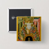 Badge Carré 5 Cm La descente du Saint-Esprit (Devant & derrière)