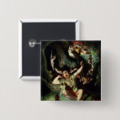 Badge Carré 5 Cm La désillusion du fond (Devant & derrière)