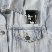 Badge Carré 5 Cm La famille royale (En situation)