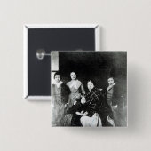 Badge Carré 5 Cm La famille royale (Devant & derrière)