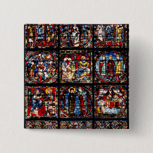 Badge Carré 5 Cm La fenêtre d'incarnation