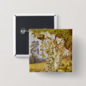 Badge Carré 5 Cm La fertilité de la terre (Devant & derrière)