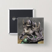 Badge Carré 5 Cm La fin (Devant & derrière)