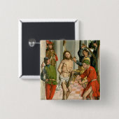 Badge Carré 5 Cm La flagellation (Devant & derrière)