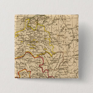 Badge Carré 5 Cm La France 1380 a 1422