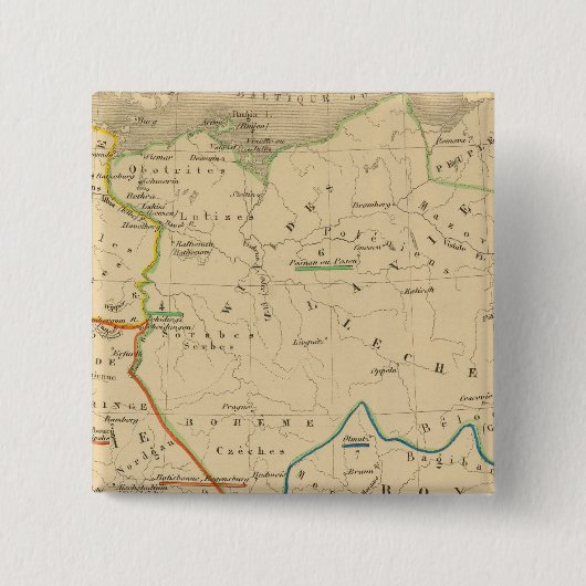 Badge Carré 5 Cm La Germanie 511 a 741 (Devant)