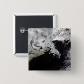 Badge Carré 5 Cm La glace de mer remplit le golfe du Saint-Laurent (Devant & derrière)