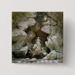 Badge Carré 5 Cm La grotte de Laiterie de la Reine