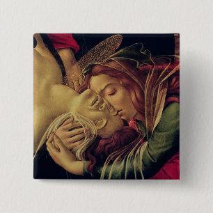 Badge Carré 5 Cm La lamentation du Christ, c.1490