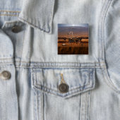 Badge Carré 5 Cm La Lander de l'Insight (En situation)