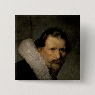 Badge Carré 5 Cm La leçon d'anatomie de Dr. Nicolaes Tulp, 1632