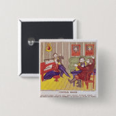 Badge Carré 5 Cm La leçon de chant (Devant & derrière)