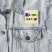 Badge Carré 5 Cm La lecture bascule des T-shirts et des cadeaux (En situation)