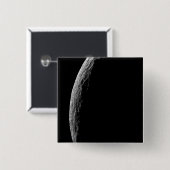 Badge Carré 5 Cm La lune de Saturne Tethys (Devant & derrière)