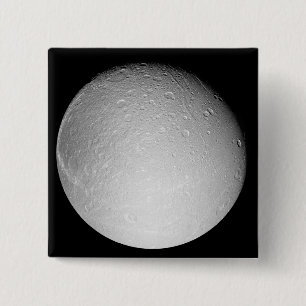 Badge Carré 5 Cm La lune Dione de Saturn